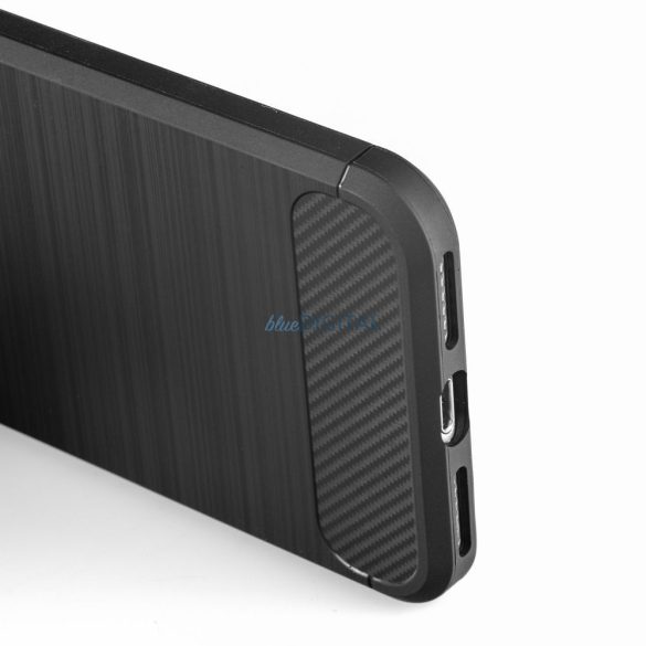 Forcell CARBON tok iPhone 12 MINI fekete telefontok