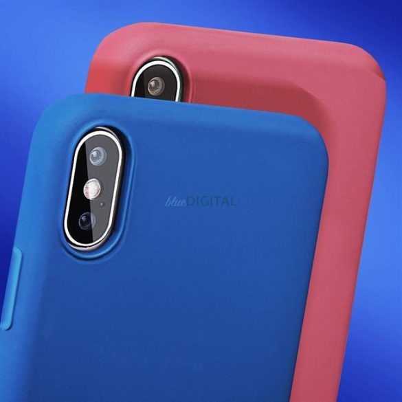 Forcell SZILIKON LITE tok iPhone 12/12 PRO kék telefontok