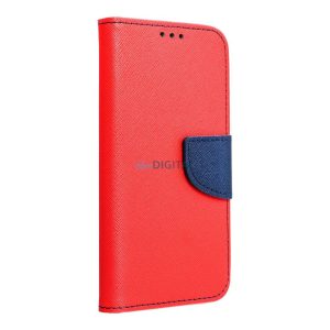 Fancy Könyvtok XIAOMI Redmi NOTE 12S piros / tengerészkék