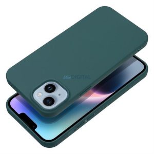 MATT Case IPHONE 15 Pro Max készülékhez sötétzöld tok