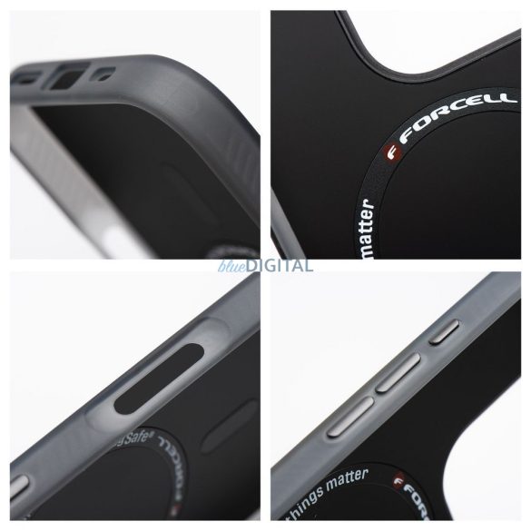 FORCELL F-PROTECT Levels with Dual Layer 4D technology, Military Drop-Test compatible with MagSafe for IPHONE 16 black camo