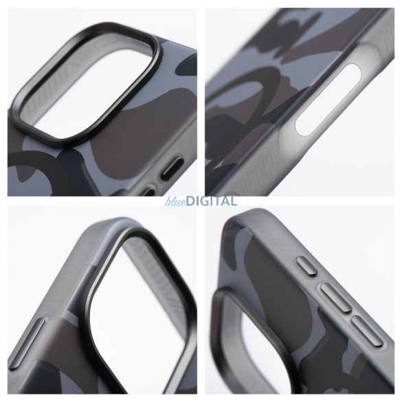 FORCELL F-PROTECT Levels with Dual Layer 4D technology, Military Drop-Test compatible with MagSafe for IPHONE 16 black camo