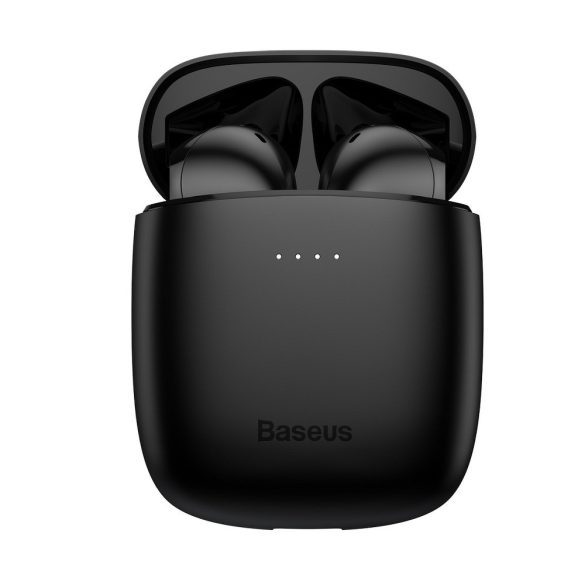 Baseus TWS Bluetooth sztereó headset v5.0 + töltőtok - Baseus W04 Pro True Wireless Earphones with Charging Case - fekete