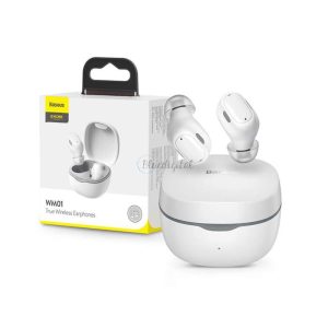 Baseus TWS Bluetooth sztereó headset v5.0 + töltőtok - Baseus WM01 True WirelessEarphones with Charging Case - fehér