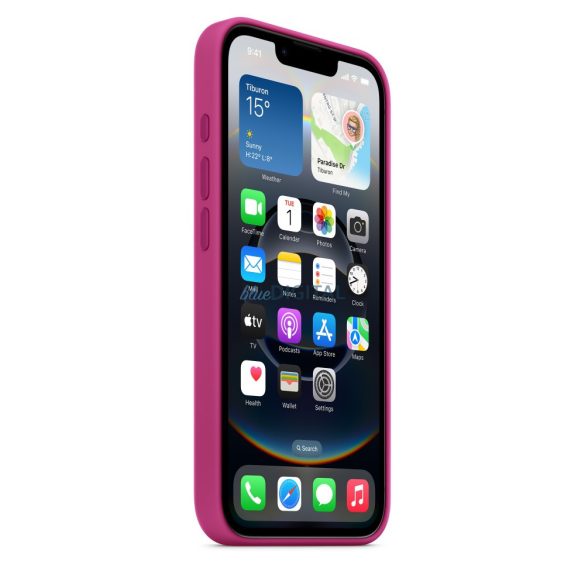 Apple iPhone 16e szilikon hátlap, lila