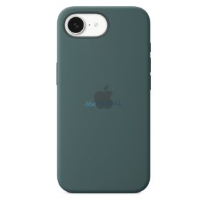 Apple iPhone 16e szilikon hátlap, zöld