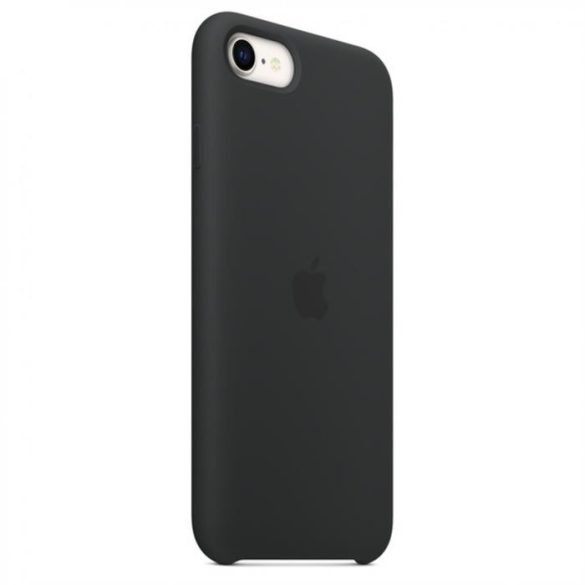 Apple iPhone SE3 Szilikon tok, Fekete