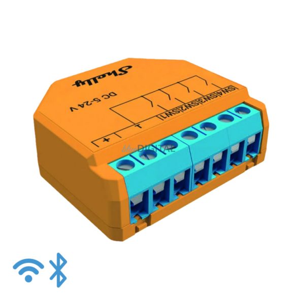 Shelly PLUS i4 DC - WiFi-s okos kapcsolómodul