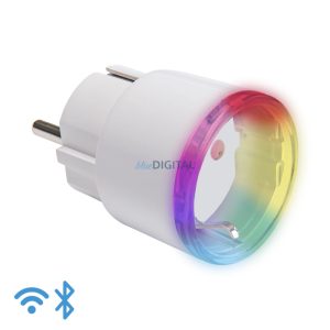 Shelly PLUS Plug S WiFi-s konnektor,fogyasztásmérővel, fehér