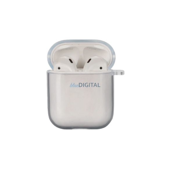 Airpods 1,2 szilikon tok, Átlátszó, 1.8 mm