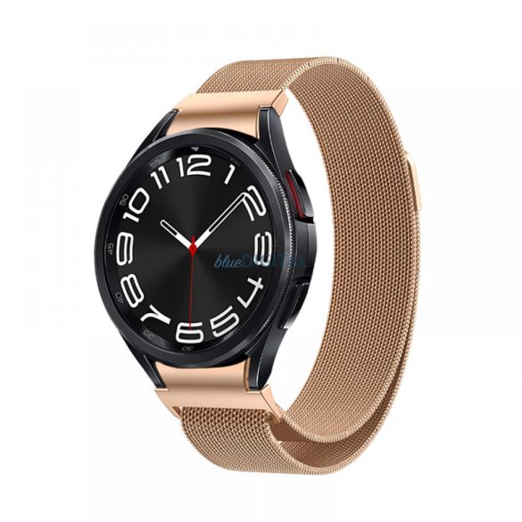 Samsung Watch 6 mágneses fém óraszíj,20mm,Rosegold