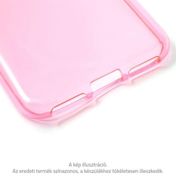iPhone 8 Plus vékony TPU szilikon hátlap, Pink