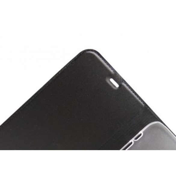 Samsung Galaxy A6+ Flip oldalra nyiltó tok, Fekete
