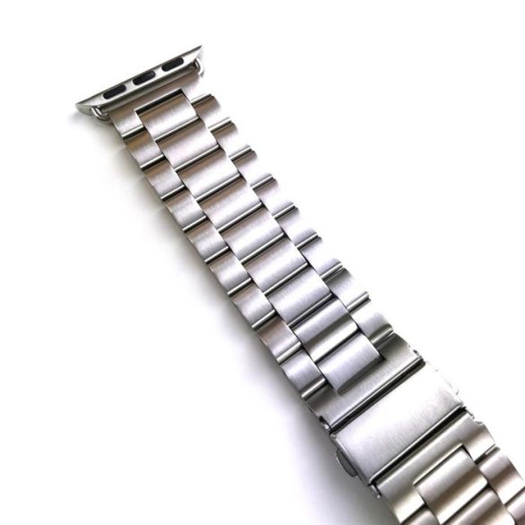 Apple watch fém óraszíj, 38/40/41 mm, Ezüst