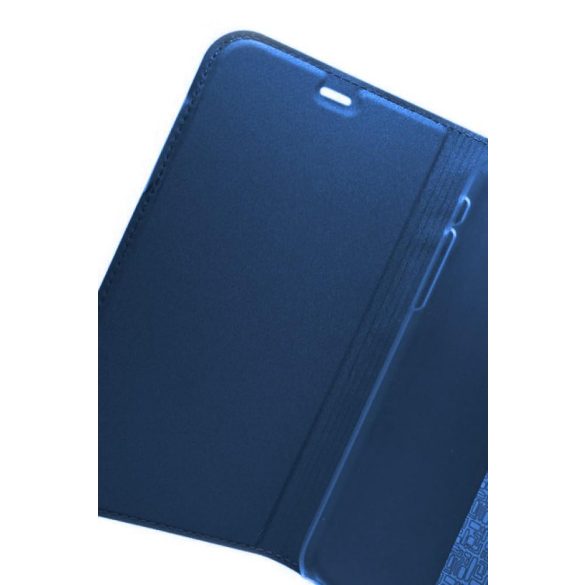 LG Q60 flip oldalra nyíló tok, Kék