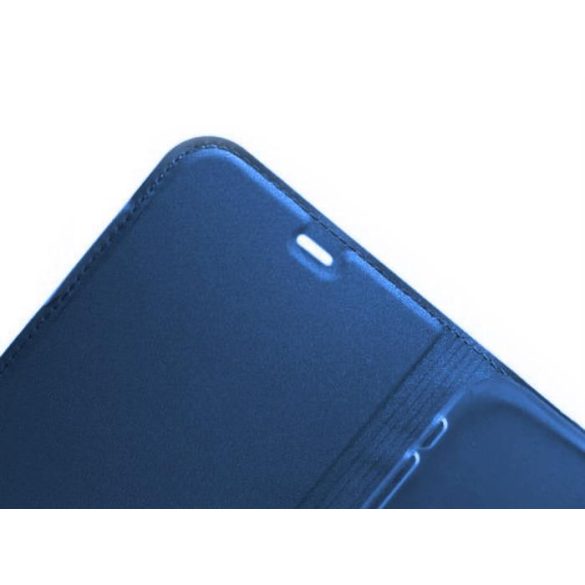 LG Q60 flip oldalra nyíló tok, Kék