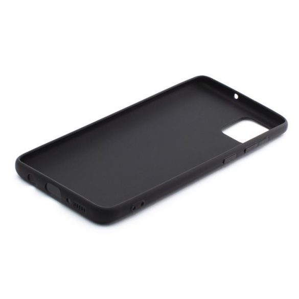Samsung Galaxy A51 vékony szilikon hátlap, Fekete