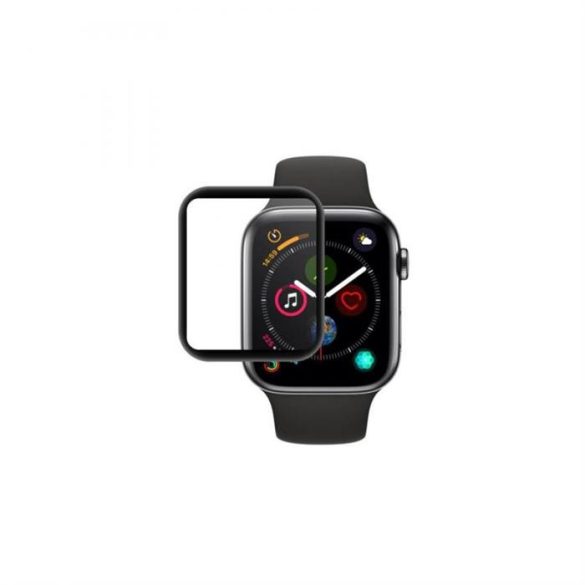 Kijelzővédő fólia, Apple Watch 38'', Fekete