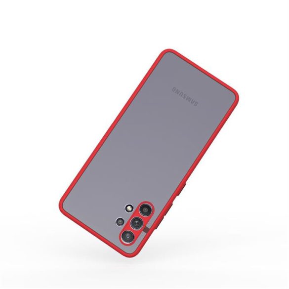 Samsung A32 5G műanyag tok, piros,fekete