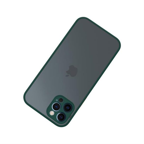 iPhone 12 Pro műanyag tok, zöld, narancs