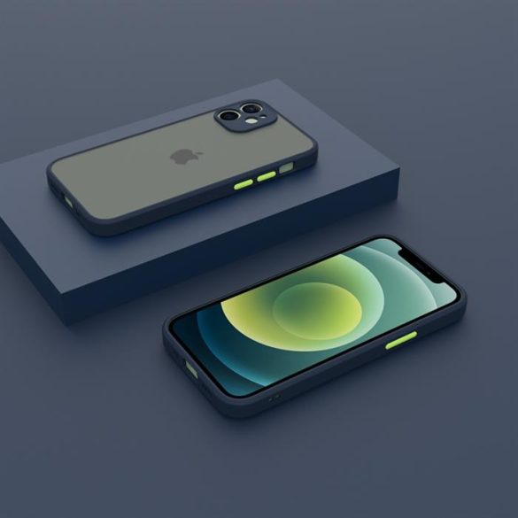 iPhone 12 Mini műanyag tok, kék, zöld