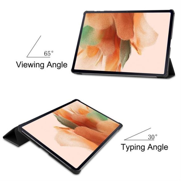 Samsung S7+/S7 FE tablet tok,Fekete