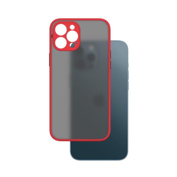 iPhone 13 műanyag tok, piros, fekete