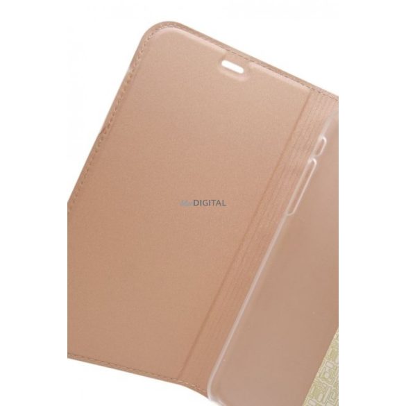 Realme C11 2021 oldalra nyíló tok, RoseGold