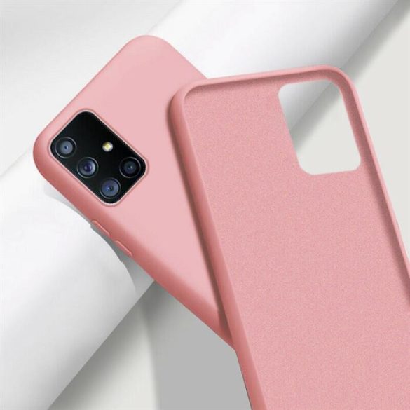 Premium szilikon tok, iPhone 12 Mini, Pink