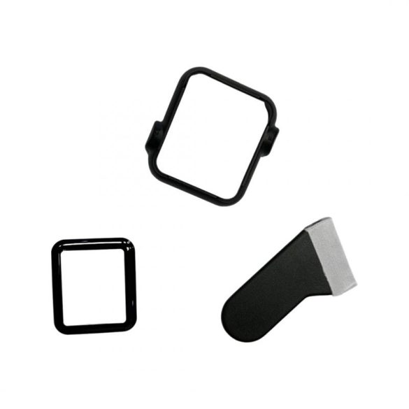 3D Kijelzővédő fólia, iWatch 8 45mm, Fekete