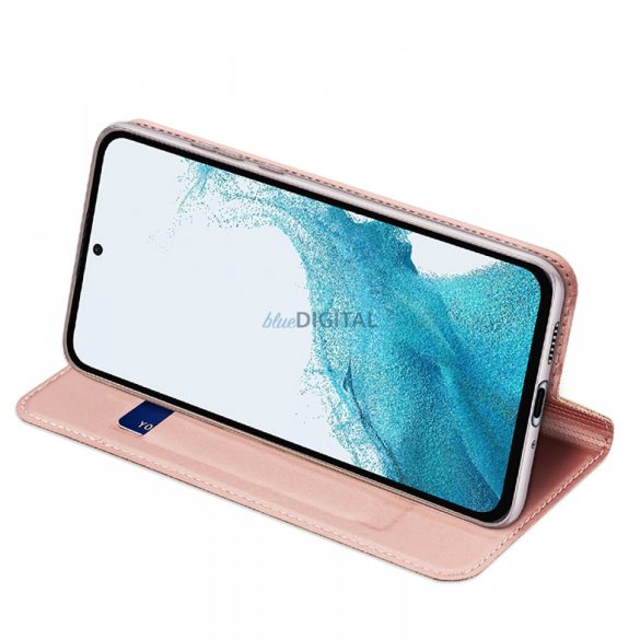 Samsung Galaxy A54 5G oldalra nyíló tok,Rosegold