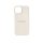 Premium szilikon tok, iPhone 14 Pro Max, Fehér