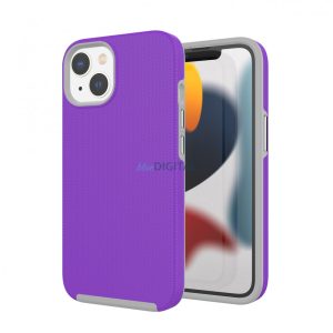 iPhone 14 TPU+PC ütésálló tok,Lila