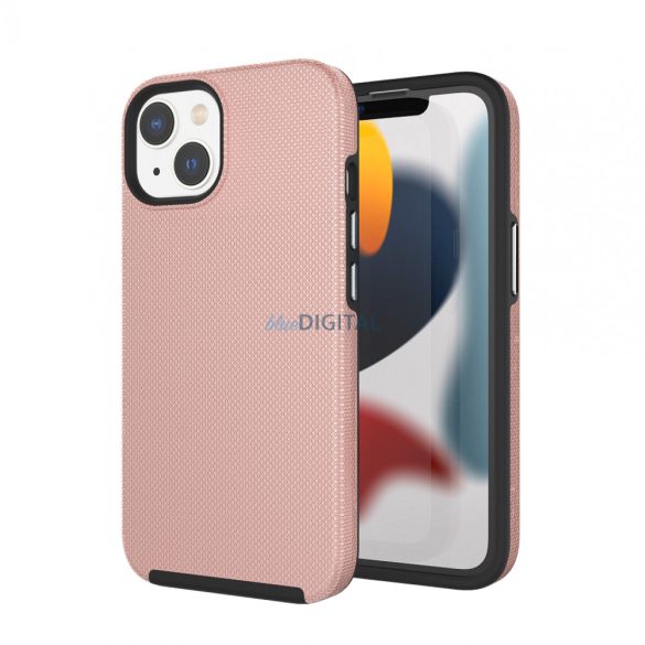 iPhone 14 Plus TPU+PC ütésálló tok,Pink