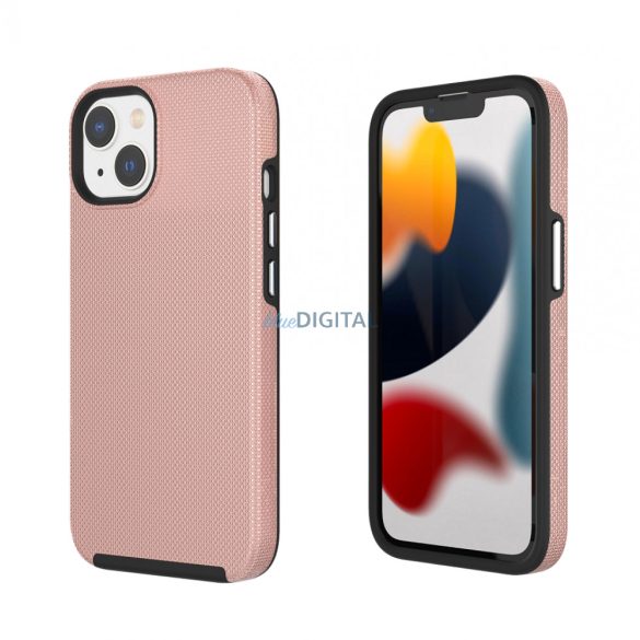 iPhone 14 Plus TPU+PC ütésálló tok,Pink