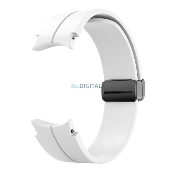 Samsung Watch 4/5 mágneses szil óraszíj,20mm,Fehér