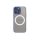 iPhone 15 Pro Max mágneses műanyag tok, kék-zöld