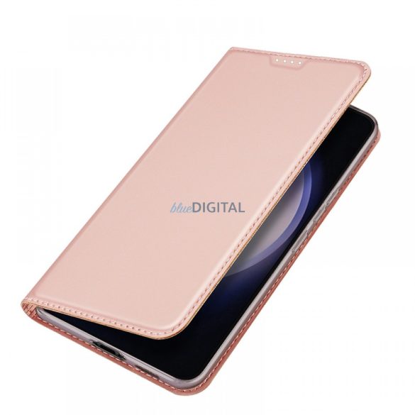 Samsung Galaxy S24 Plus oldalra nyíló tok,RoseGold