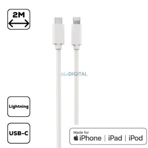 Cellect iPhone USB C to lightning adat 2m, töltőkábel