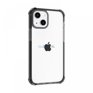 iPhone 13 ütésálló szilikon hátlap, Fekete