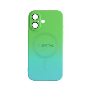 iPhone 16 mágneses design tok, Kék-Zöld