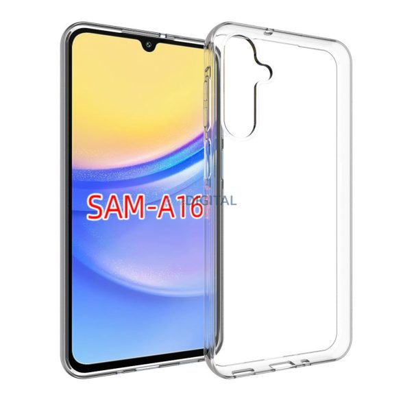 Samsung A16 vékony szilikon hátlap,Átlátszó