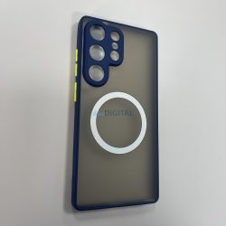 Samsung S25 Ultra mágneses műanyag tok, kék,zöld