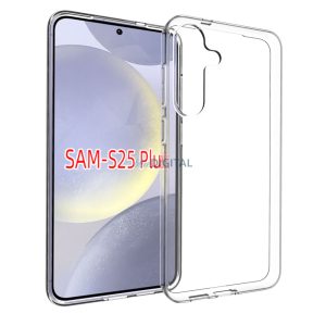 Samsung Galaxy S25 Plus vékony szilikon hátlap,Átlátszó