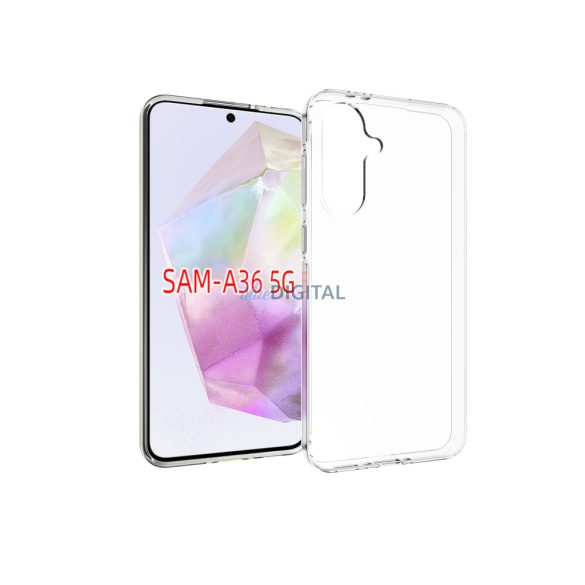 Samsung A36 vékony szilikon hátlap,Átlátszó