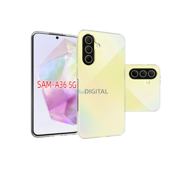 Samsung A36 vékony szilikon hátlap,Átlátszó