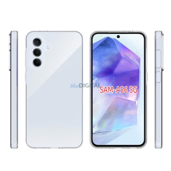 Samsung A56 vékony szilikon hátlap,Átlátszó