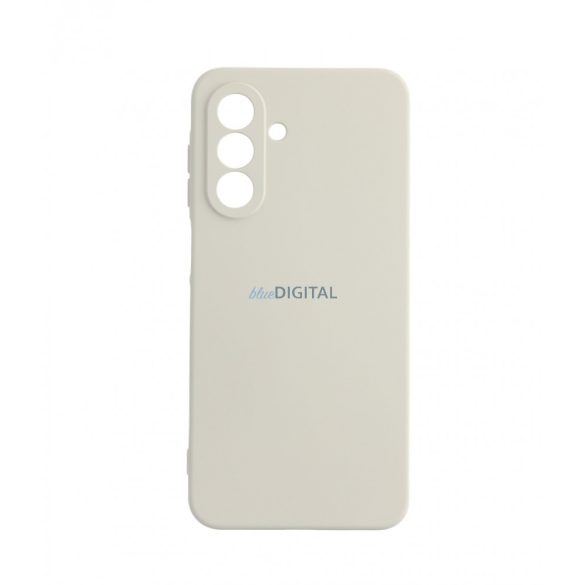 Premium szilikon tok, Samsung S25 Plus, Tört fehér