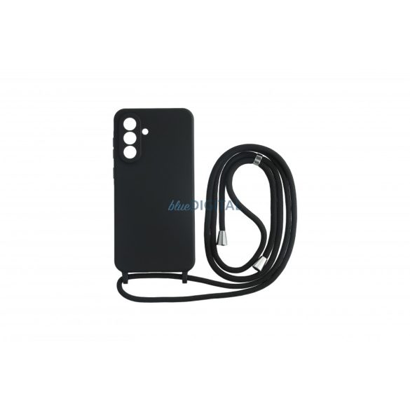 Sam A56 TPU+PC fekete tok,Fekete zsinórral