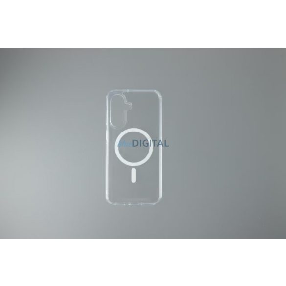 Samsung A36 mágneses szilikon tok, Átlátszó